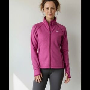 Nike Maroon Dri-FIT Jacket